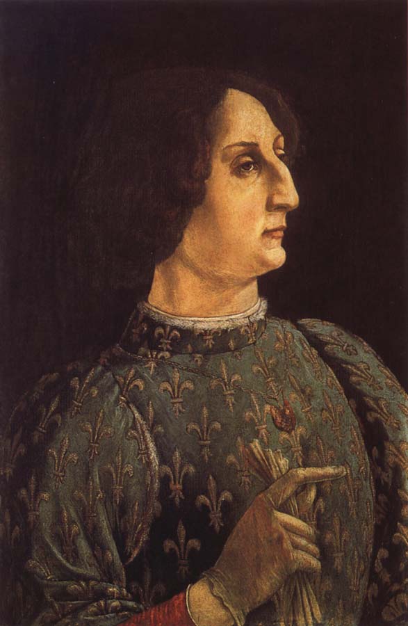 Pollaiuolo, Piero Portrat of Galeas-Maria Sforza